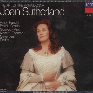 CD Joan Sutherland – The Art Of The Prima Donna - 1989 Decca 2 CD Set, Opera, Classical, CD812104