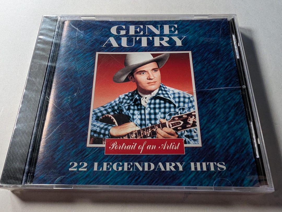 Gene Autry CD | Portrait of an Artist, 22 Legendary Hits | New Sealed ...