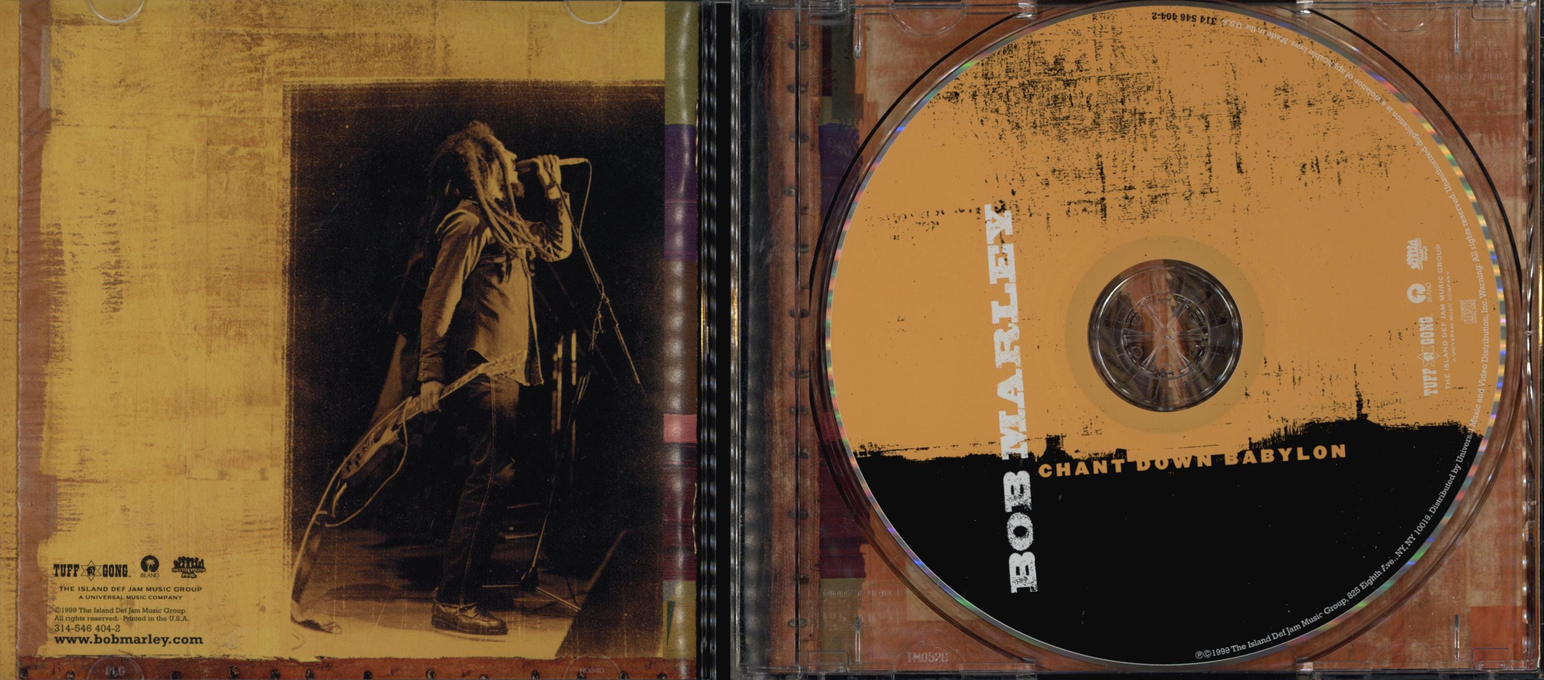 Bob Marley Chant Down Babylon CD - 1990 Ragga Hiphop Roots Reggae