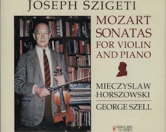 Mozart Violin Sonatas: Szigeti, Horszowski, Szell - 4CD Set