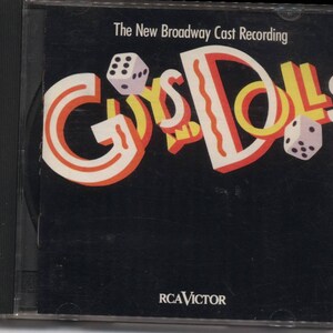 CD Frank Loesser – Guys And Dolls: The New Broadway Cast Recording, Soundtrack, Musical, Stage, Screen, 1992 Release, CD292038