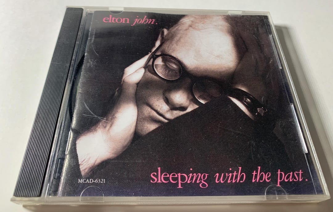 Elton John - Sleeping With the Past CD - 1989 Classic Rock Album - Etsy