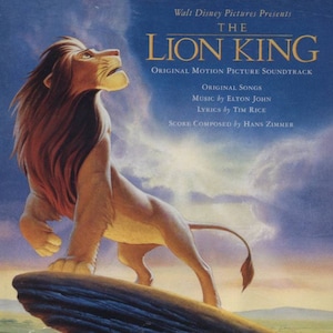 CD The Lion King Soundtrack, Hans Zimmer, Disney, Elton John, 1994 Release, CD936391