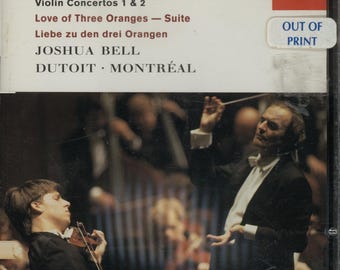 CD de Conciertos para violín de Prokofiev: Joshua Bell, Dutoit - Montreal