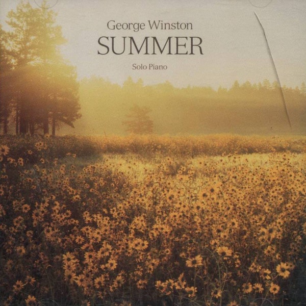 CD, George Winston, Summer, Solo Piano, New Age, Meditation, Windham Hill Release 1991, CD036614