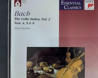 Anner Bylsma Plays Bach Cello Suites Vol. 2: Sony Classical CD