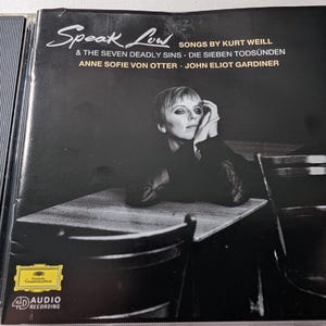 Anne Sofie von Otter sjunger Kurt Weill: Speak Low, De sju dödssynderna CD