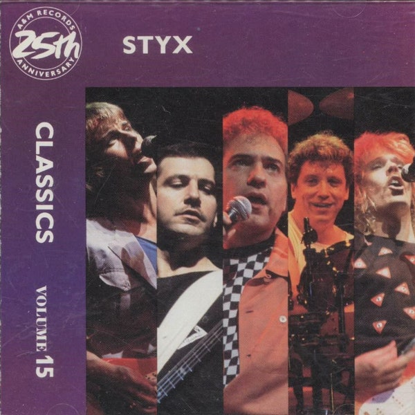 CD, Styx, Classics, Volume 15, Rock, Pop, Classic Rock, A&M 1987 release, CD560591