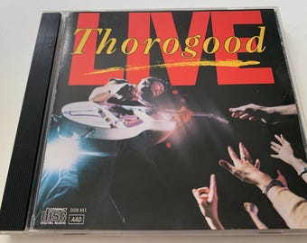 George Thorogood & The Destroyers “Live” 1986 CD • Blues Rock • Classic Rock Album • EMI America