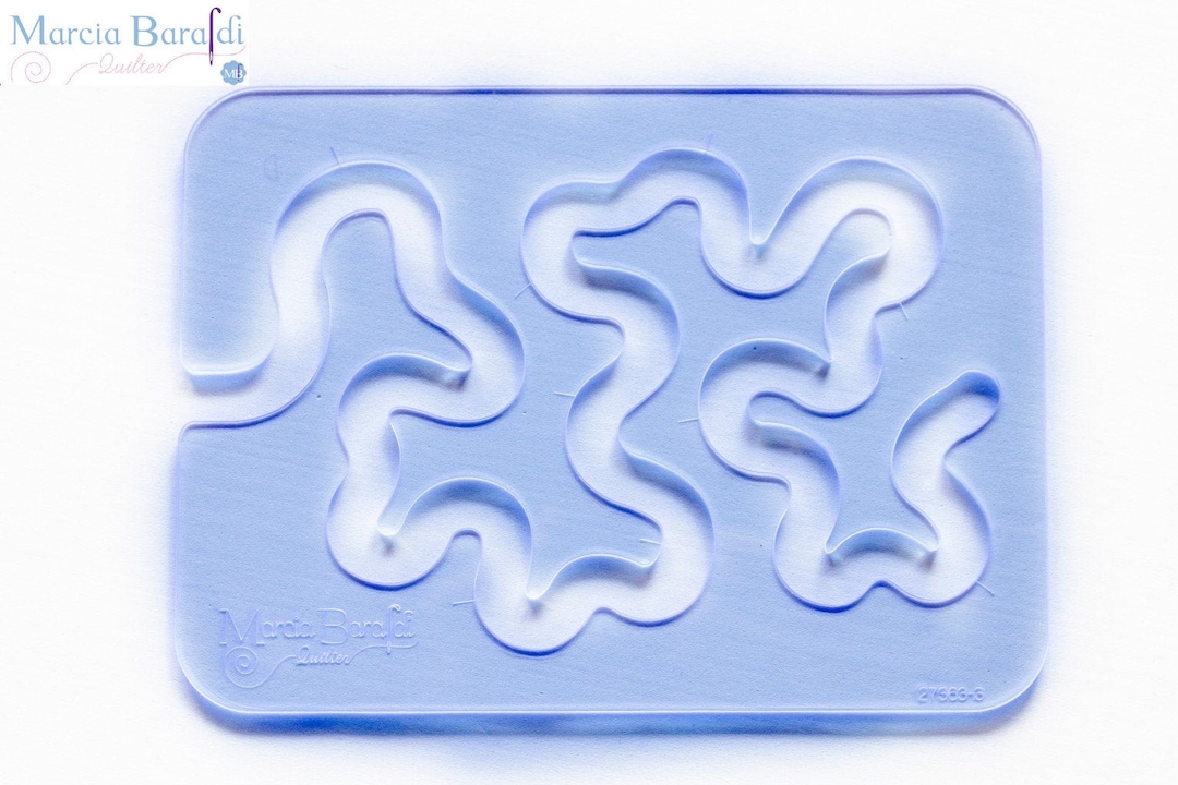 Meander, Stipple Quilt Ruler Template Design for Free-motion Quilting ...