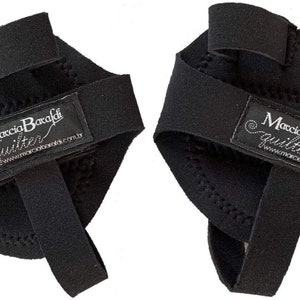 Guantes Marcia Baraldi para acolchado y costura de movimiento libre - Tallas ajustables: pequeño, mediano y grande