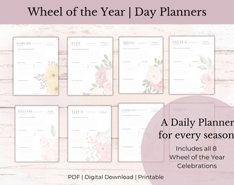 Wheel of the Year Day Planner - Full Set