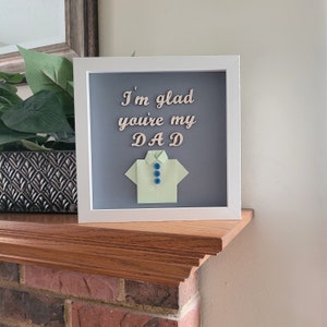 Father&#39;s Day - Shadow Box - Handcrafted Art - Wall Decor