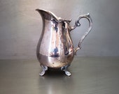 Silver plated Ewer pitcher jug.