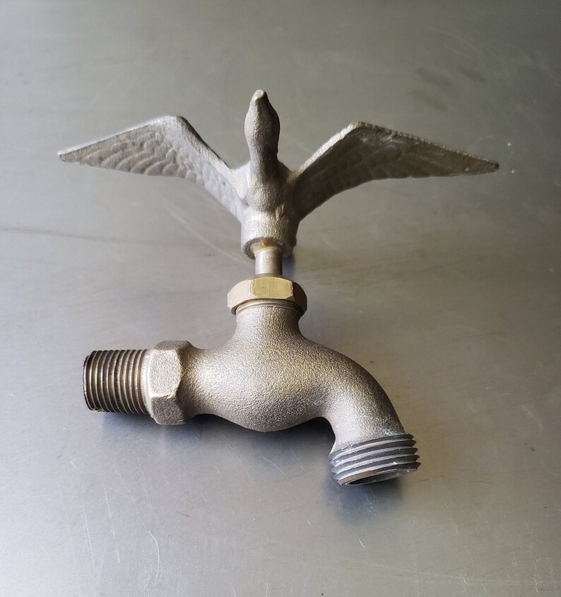 Brass Faucet Spigot Tap Spout Outdoor Hose Spigot Shape Etsy