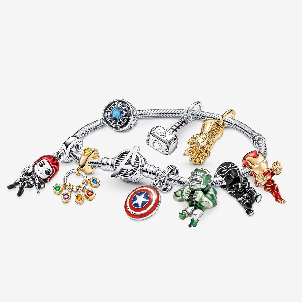 Disney Marvel Superhero Charms Bracelets Avengers Cute Ename