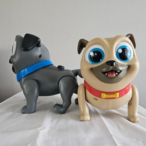 Lot of Two 2 Disney Junior Puppy Dog Pals Surprise Action Walking Talking Etsy