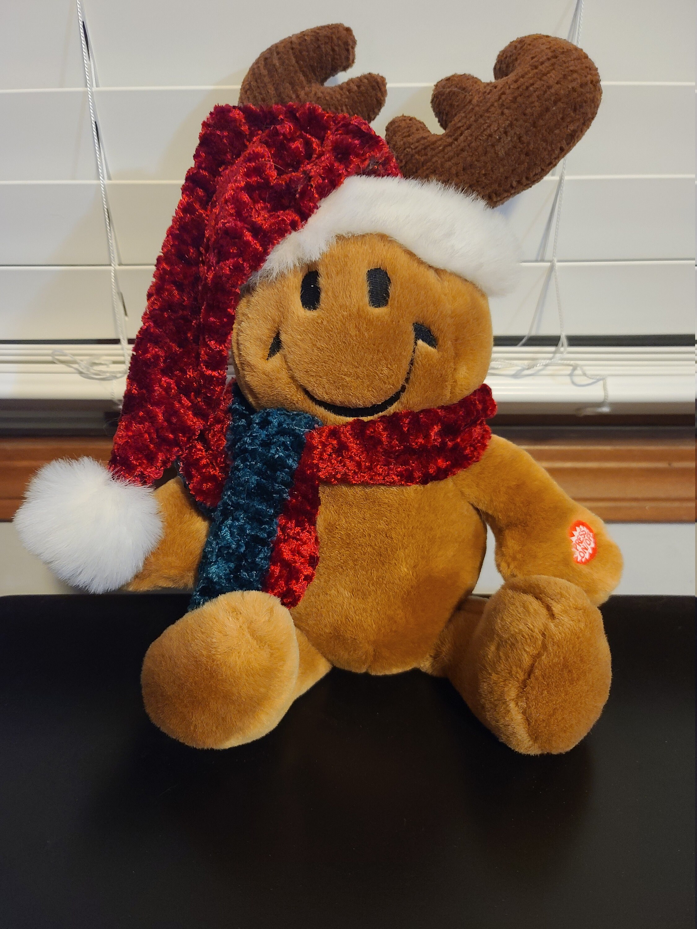 grandma got run over by a reindeer plush toy