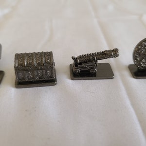 Scene It Pirates of the Caribbean Edition Board Game Replacement Metal Tokens (4)