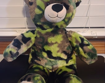 and Vermont Teddy Bears Army Digital Camos wtih Cap Outfit Teddy Bear Clothes Outfit Fits Most 14-18 Build-A-Bear 