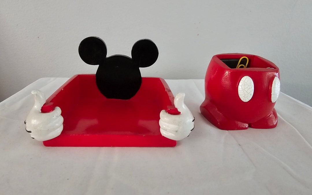 Vintage Disney Paper Clip and Note Pad Holders Cute Etsy