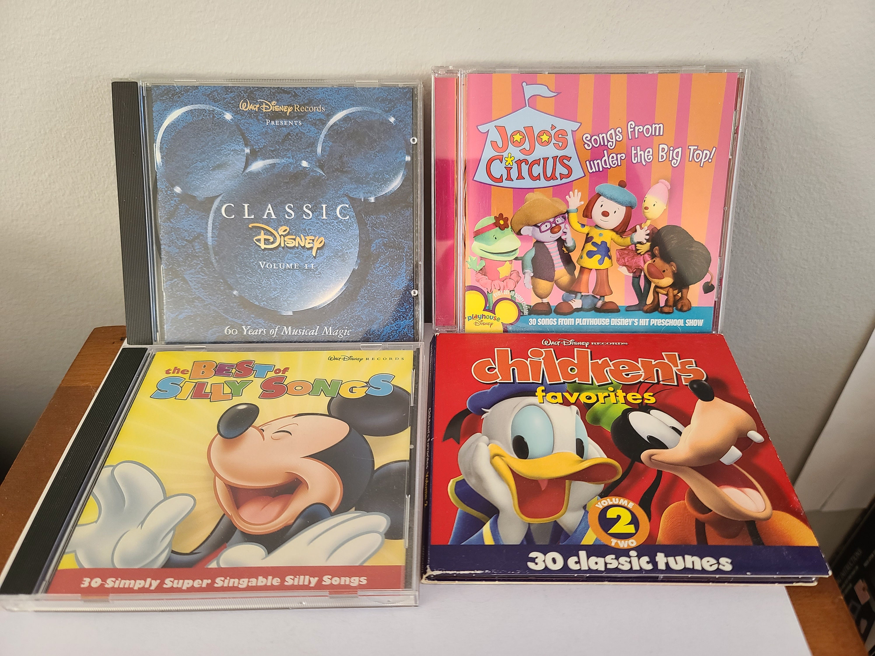 Lot of Four (4) Disney Kids Cd's - Etsy