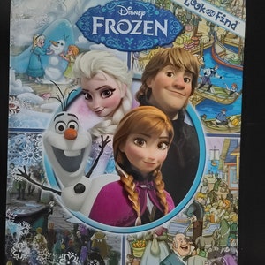 Disney Frozen Look and Find - Large Hardcover Book