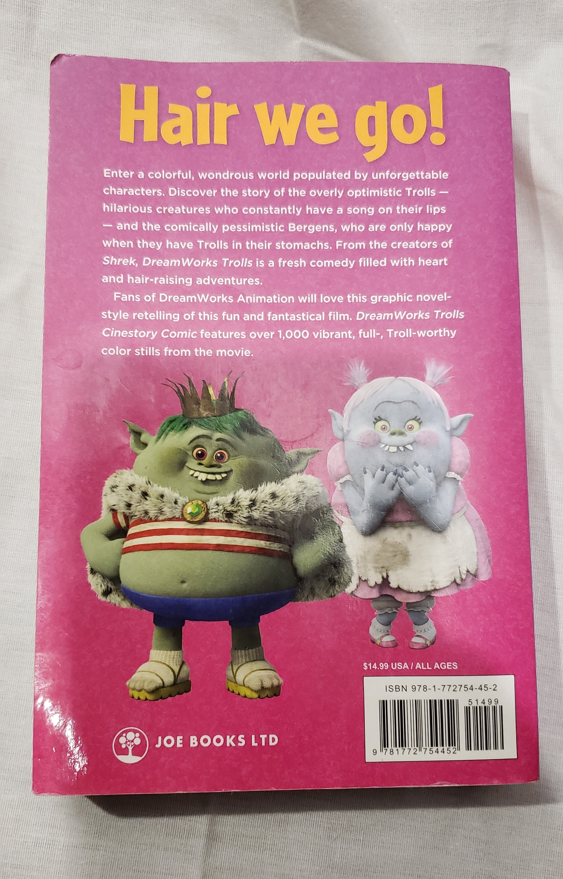 DreamWorks Trolls Bridget Hug 'N Plush Doll : : Toys