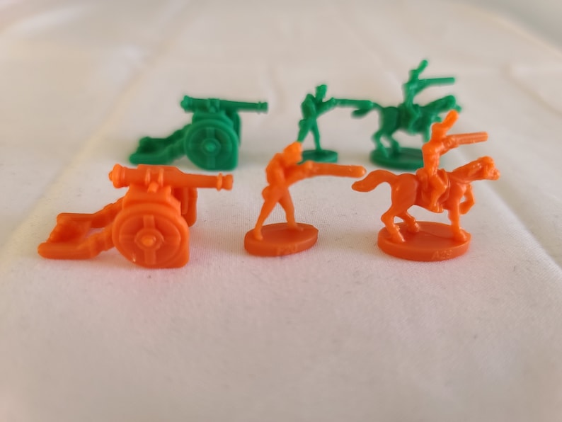 Risk Board Game Replacement Armies 5 Colors 313 Pieces Etsy