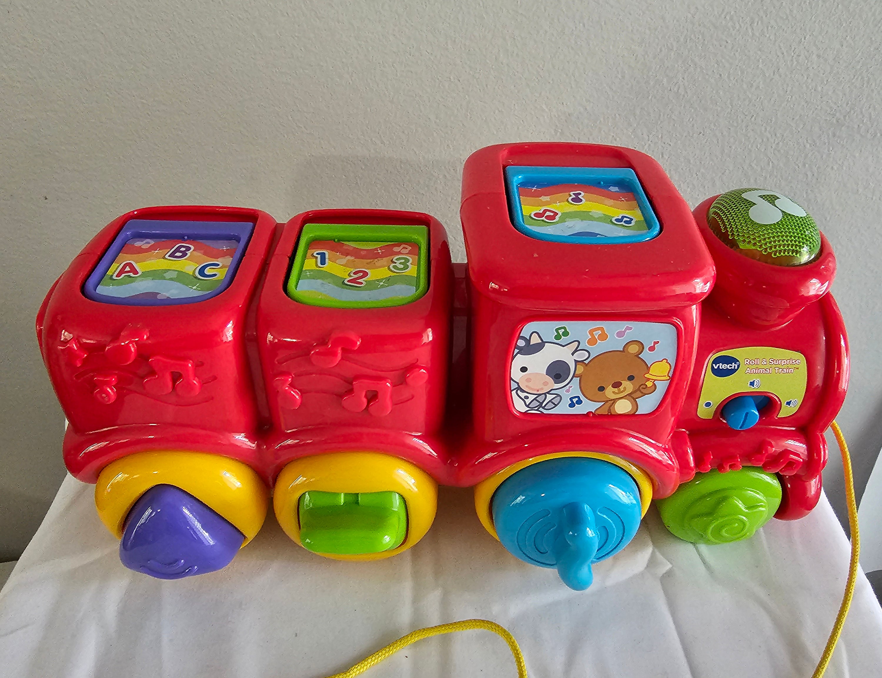 Vtech Roll Surprise Animal Train Pop up Animals Etsy UK