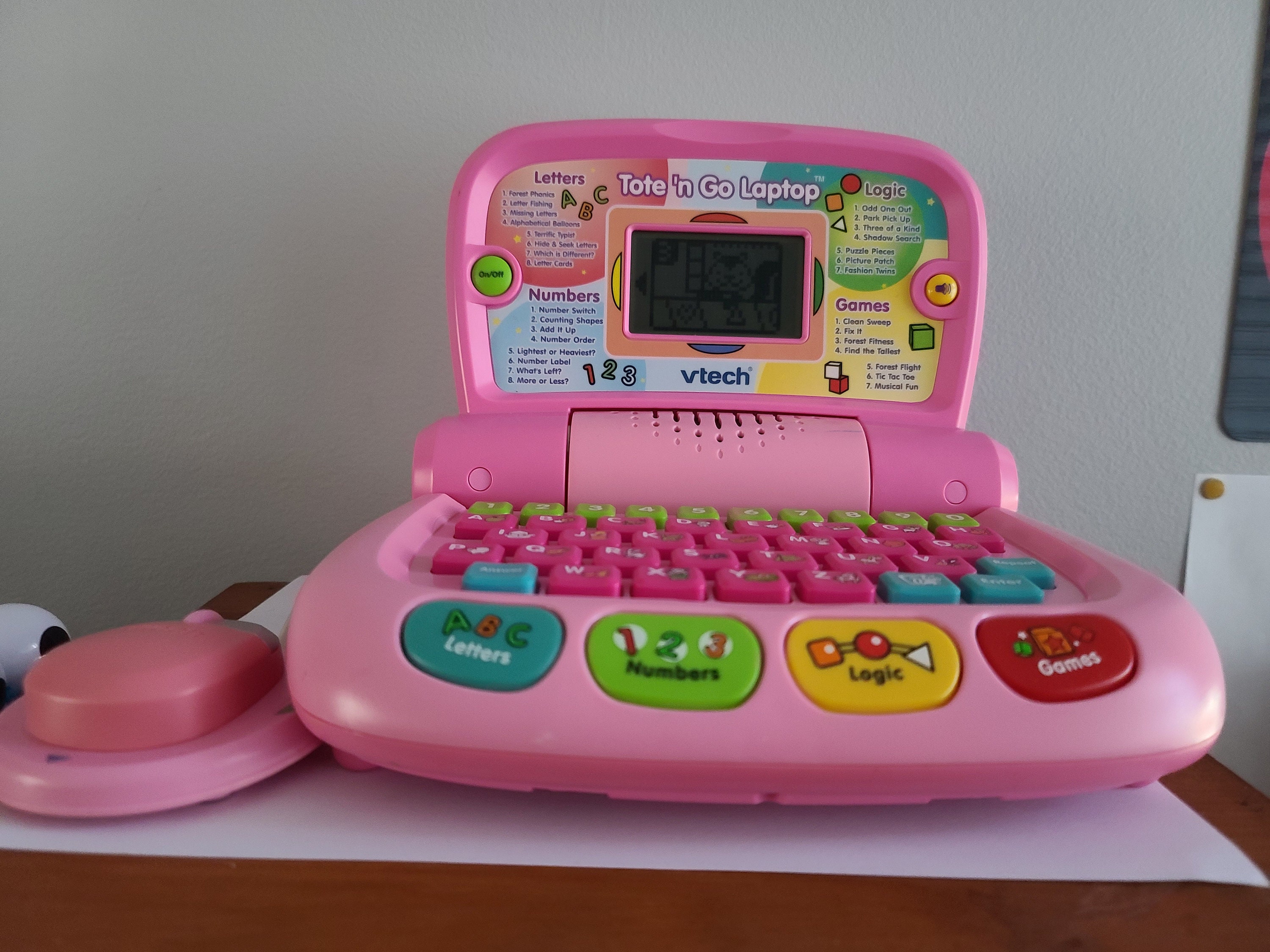 Vtech Tote 'n Go Laptop Pink - Etsy Canada