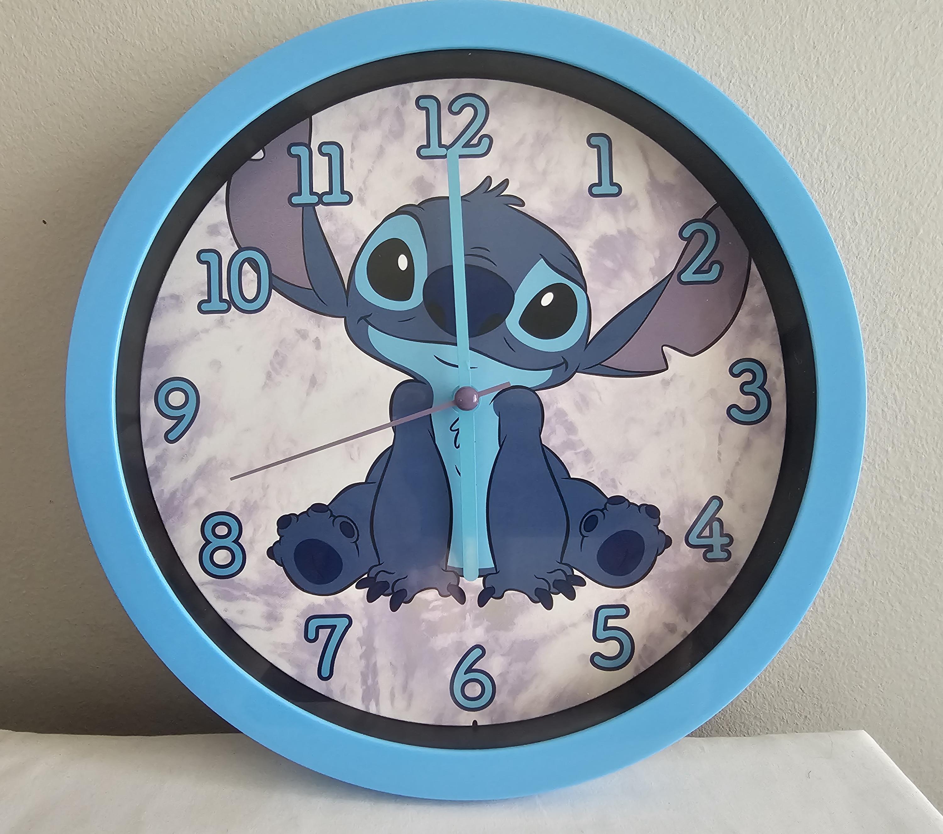 Ｄｉｓｎｅｙ　stitch　WALL CLOCK　２種 Wall Clock Stitch Green ⌀ 50cm