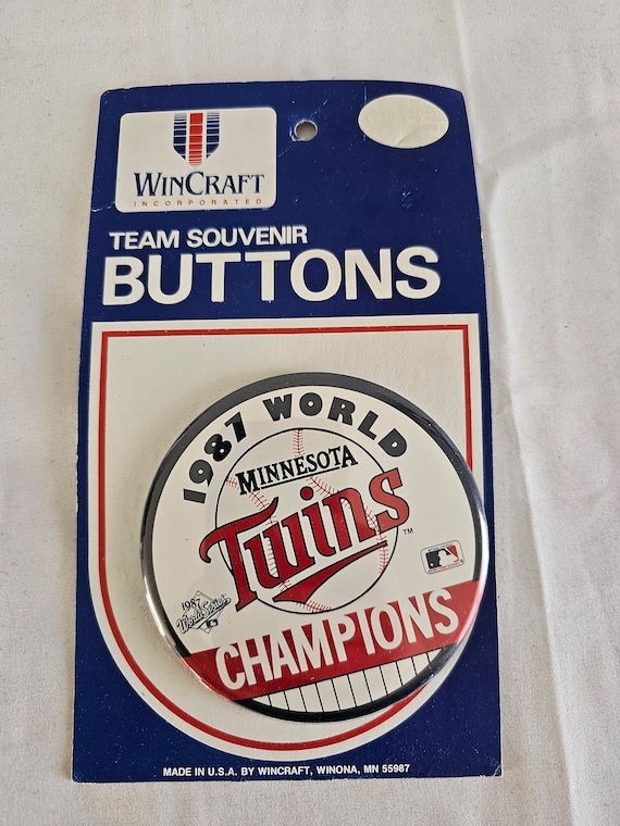 Minnesota Twins 1987 World Champions Button 3.5"