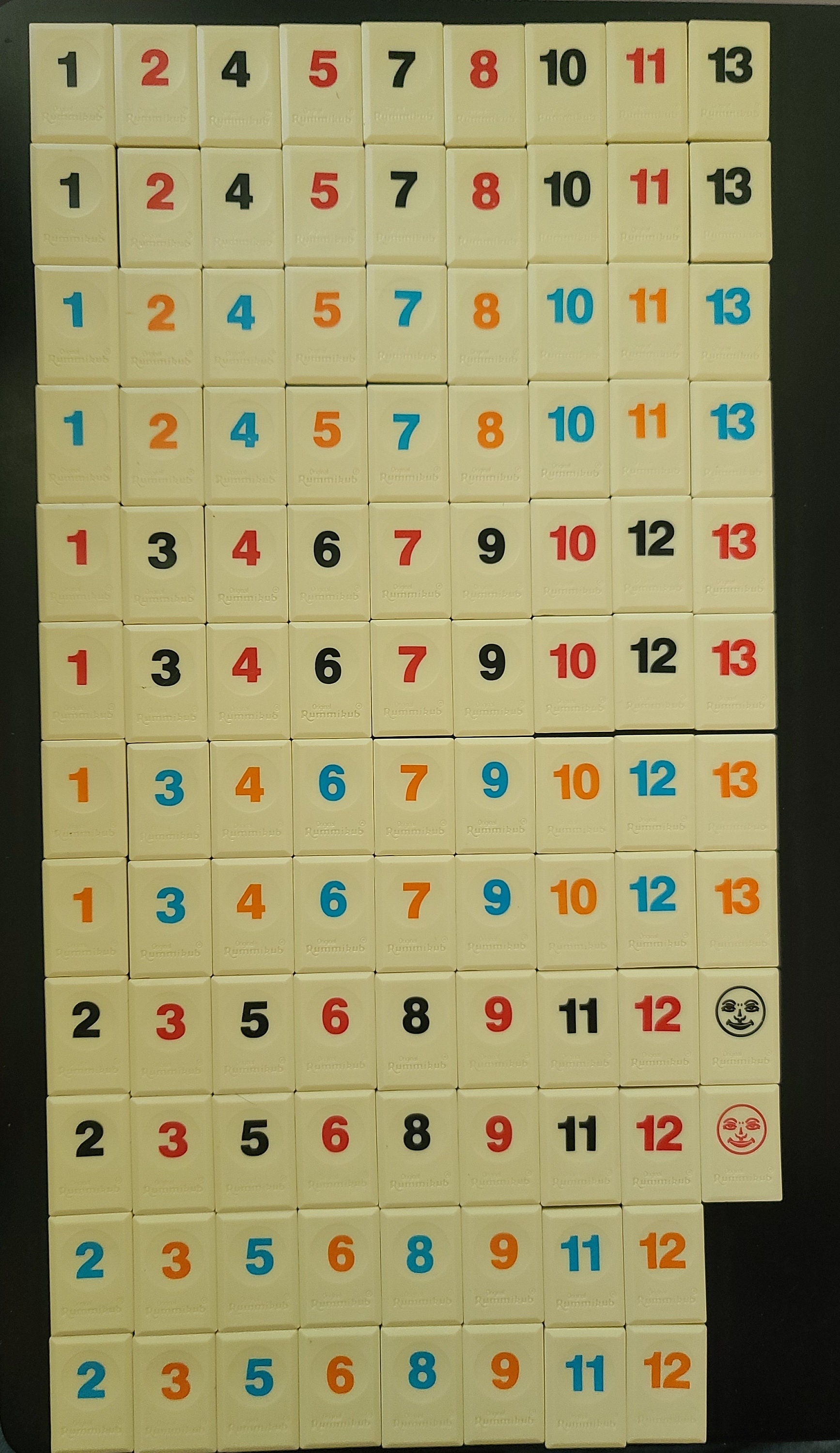 Full Set Of Rummikub Tiles | 106
