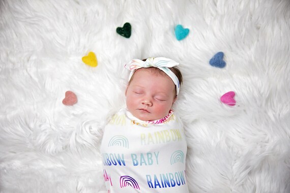 rainbow baby sleeping bag