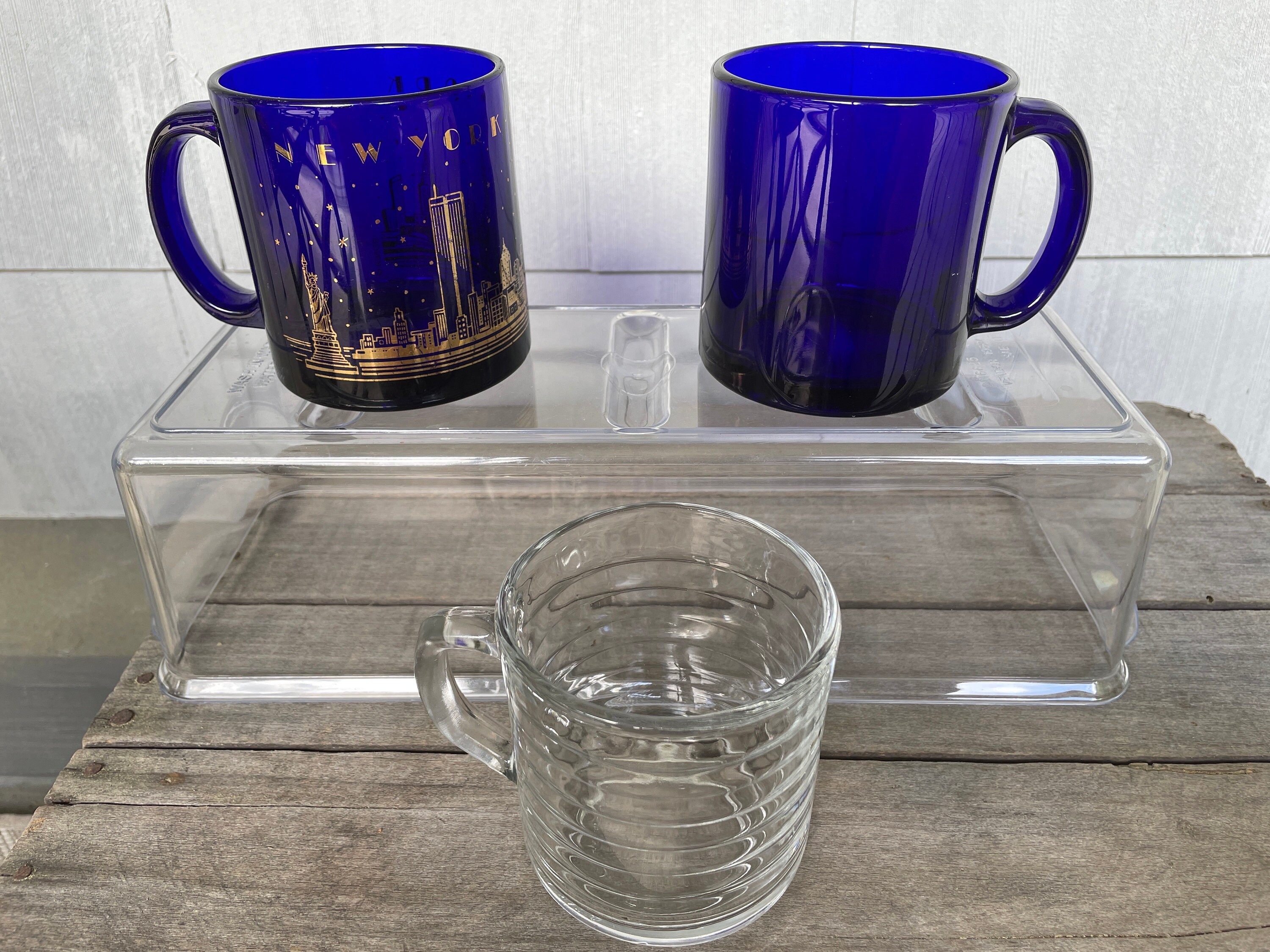 Elle Decor Set Of 2 Insulated Coffee Mug, 13-oz Double Wall Diamond Design  Glasses, Glass Coffee Mug For Lattes, Americano, Espresso, Clear : Target