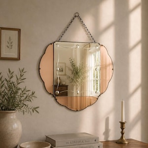 Vintage Segmented Mirror - Etsy