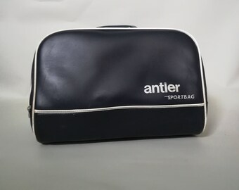 antler leather holdall