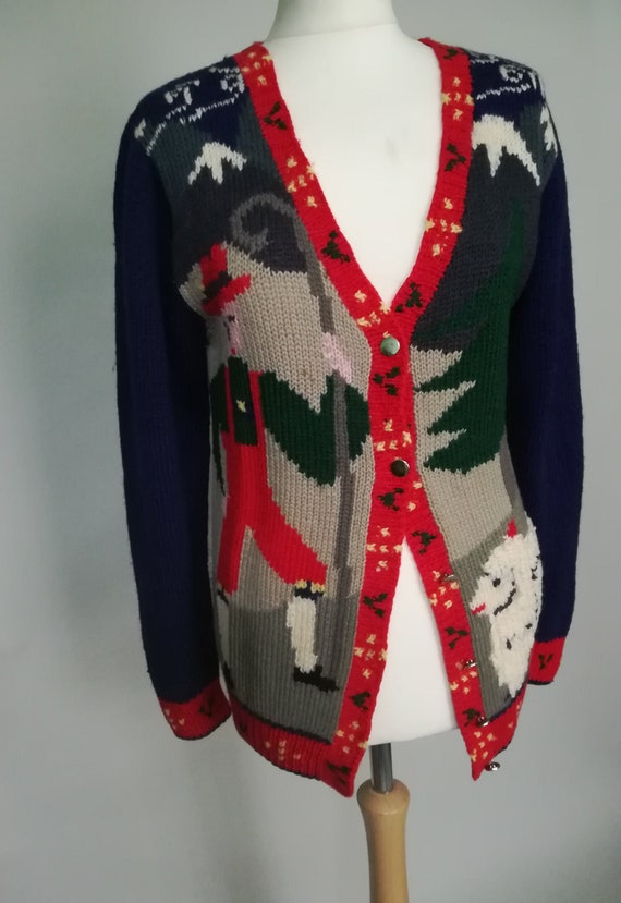 80's Kitsch Rosslee Nordic Shepherd Wool Hand Knit