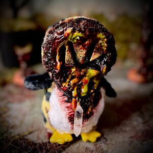 Owliver- creepy plush, creepy doll, haunted dolls, creepy cute, oddities, horror decor, scary doll, ooak doll,macabre,gothic doll,horror art