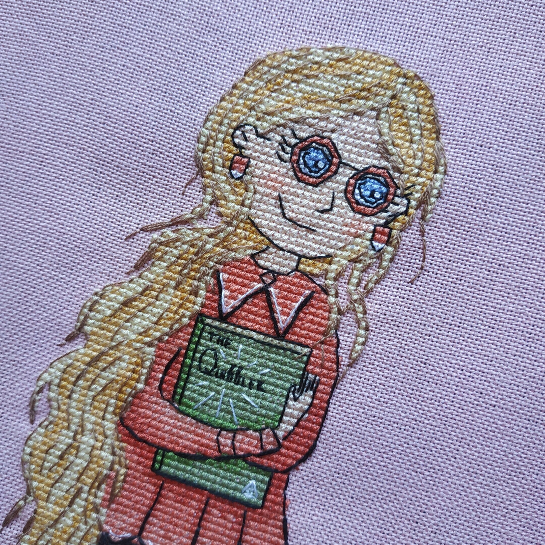 Luna Witch Cross Stitch Pattern DIY Gift for Fandom Fans - Etsy