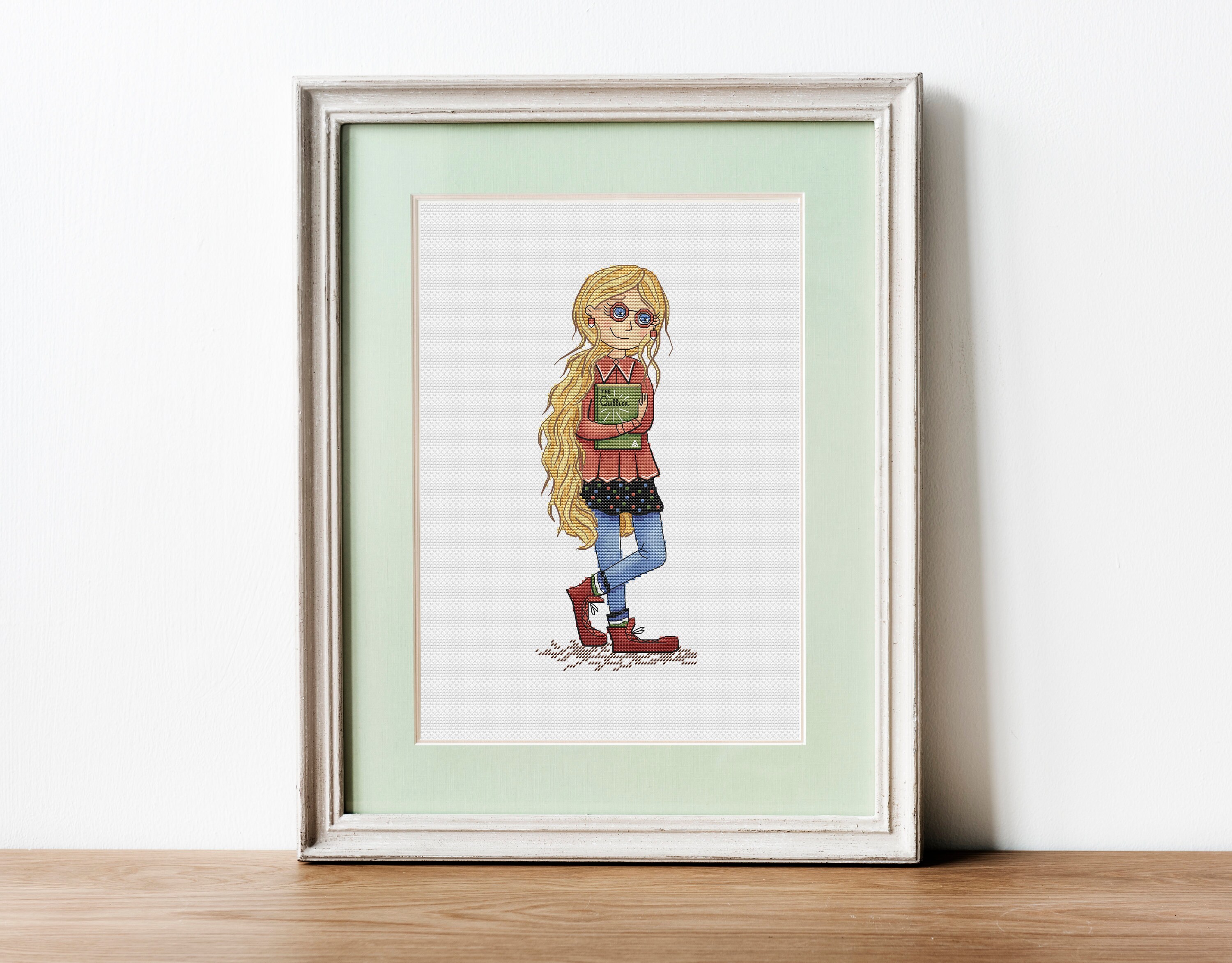 Luna Witch Cross Stitch Pattern DIY Gift for Fandom Fans - Etsy