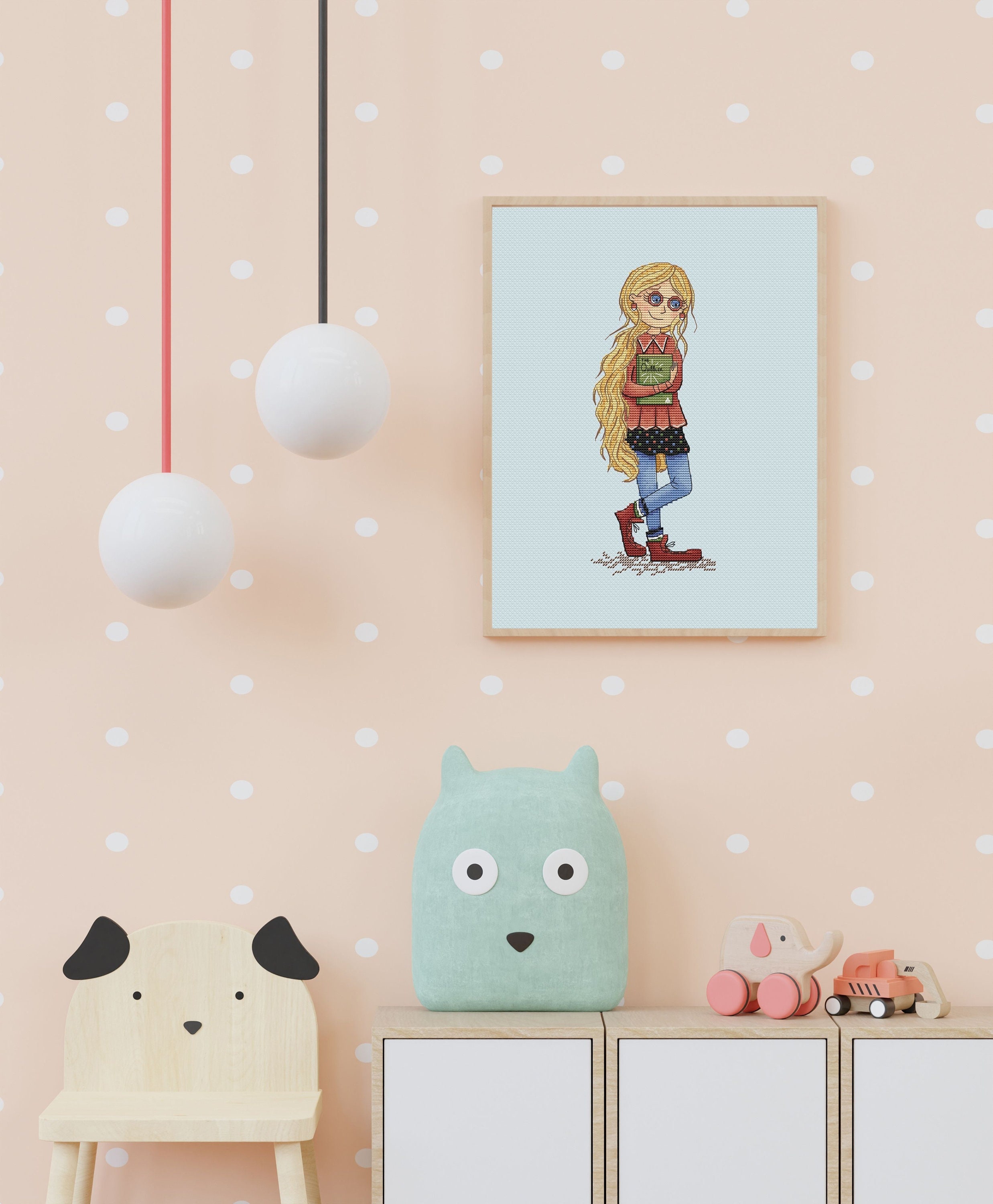 Luna Witch Cross Stitch Pattern DIY Gift for Fandom Fans - Etsy