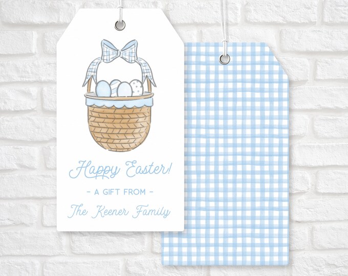 Printable Easter Basket Gift Tag