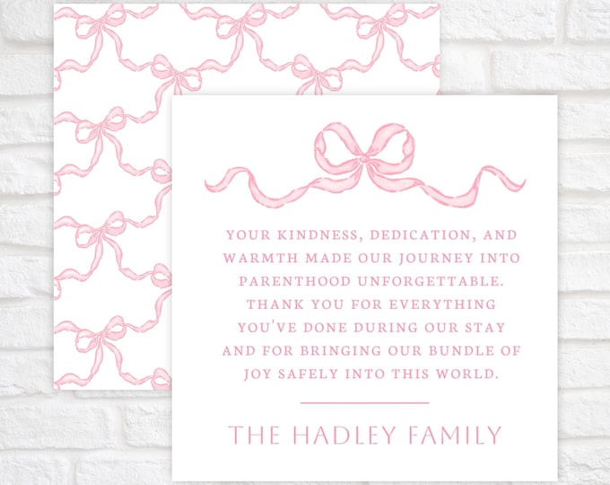 Printable Nurse Basket Thank You Tags