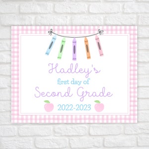 Back to School Sign Printable, First Day of School Sign Editable, Printable First Day of School Sign, Digital Back to School Sign