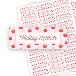 Personalized School Name Labels | Water Resistant Labels for Kids | Back to School Supply | Custom Name Stickers | Daycare Label | Set of 60