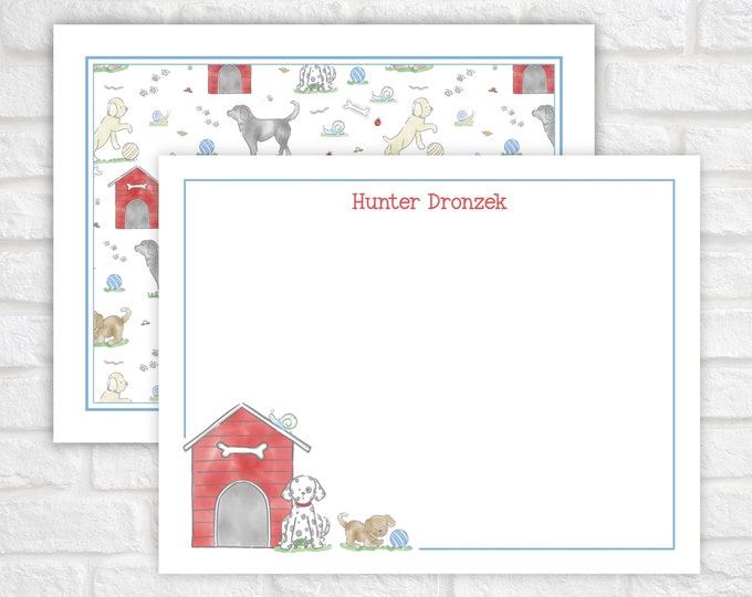 Snips and Snails Puppy Dog Thank You Note Cards