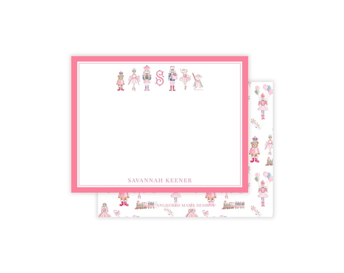 Pink Nutcracker Note Cards