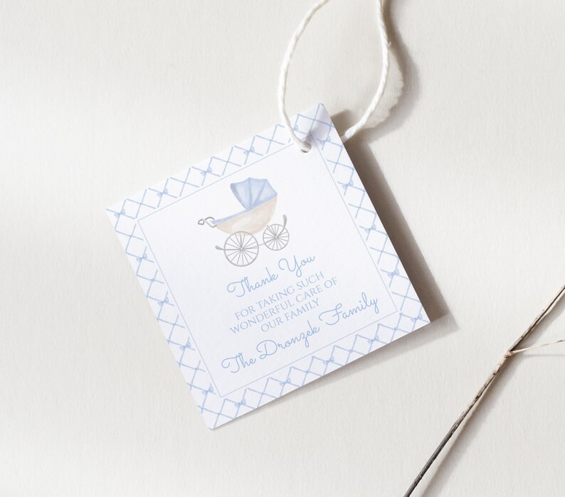 Printable Baby Boy Thank You Tags New Baby Gift Tag Labor Etsy Printable Baby Boy Thank You Tags New Baby Gift Tag Labor Etsy